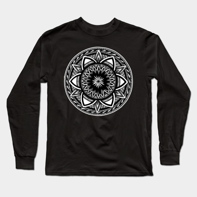 Mandala 2 Long Sleeve T-Shirt by Litedawn